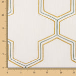 Heavy Rustic Linen Embroidered Hexa - Ribes y Casals