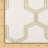 Heavy Rustic Linen Embroidered Hexa - Ribes y Casals