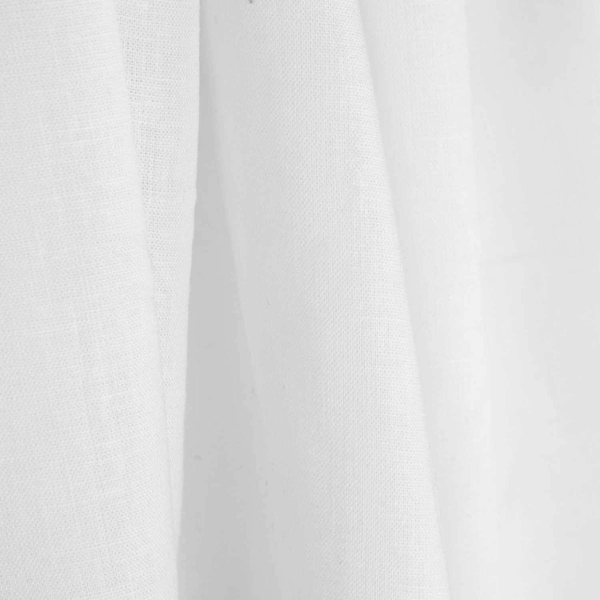 Linen-Viscose Blend Fabric White - Ribes y Casals