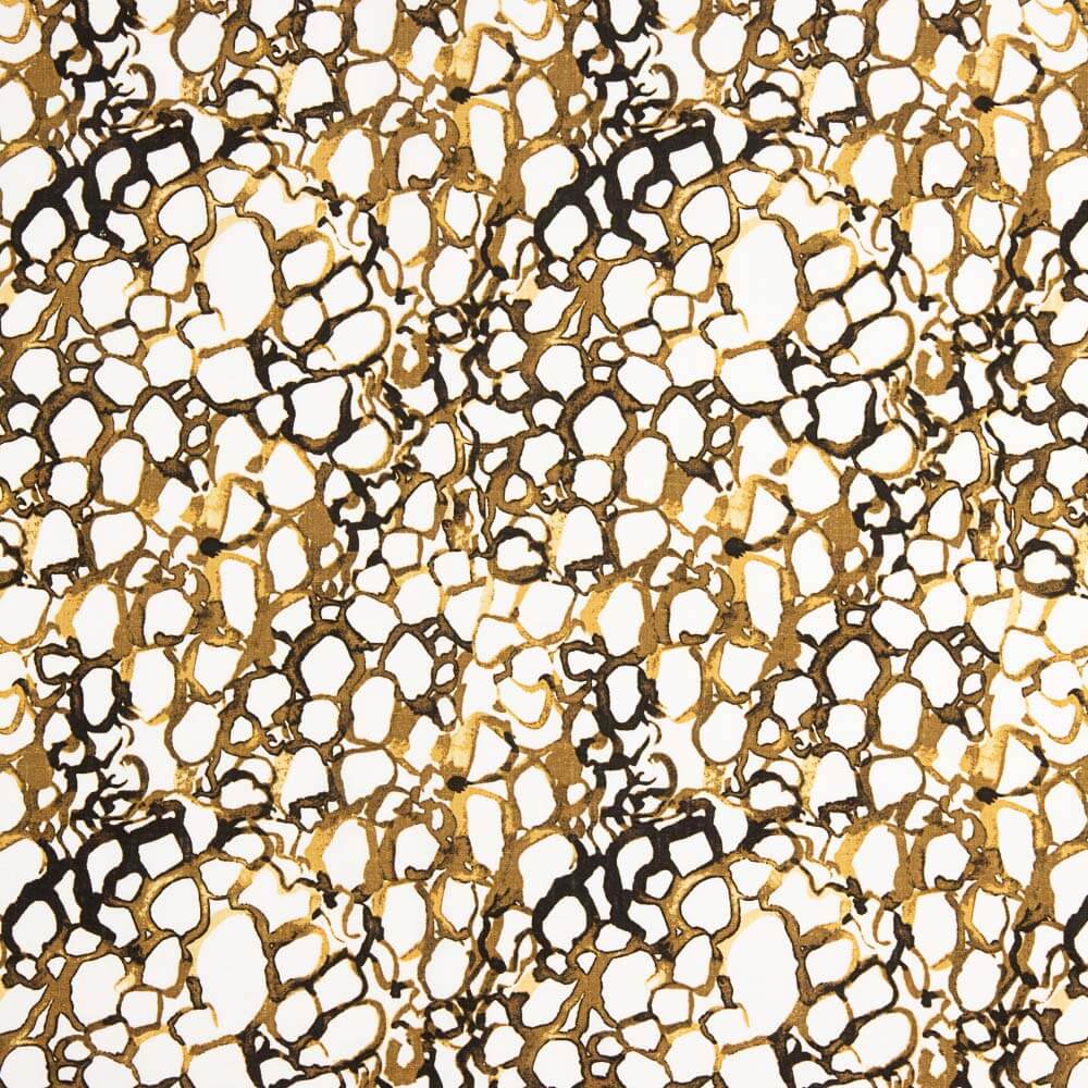 Brown Bubble Viscose Linen - Ribes y Casals