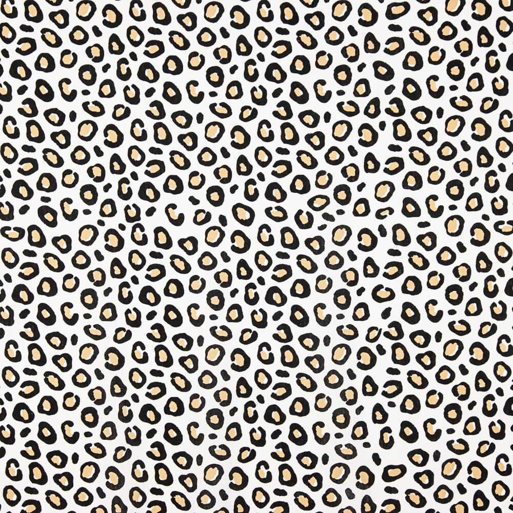 Linen Viscose Leopard White - Ribes y Casals