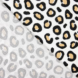 Linen Viscose Leopard White - Ribes y Casals