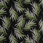 Black Palmera Viscose Linen - Ribes y Casals