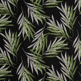 Black Palmera Viscose Linen - Ribes y Casals