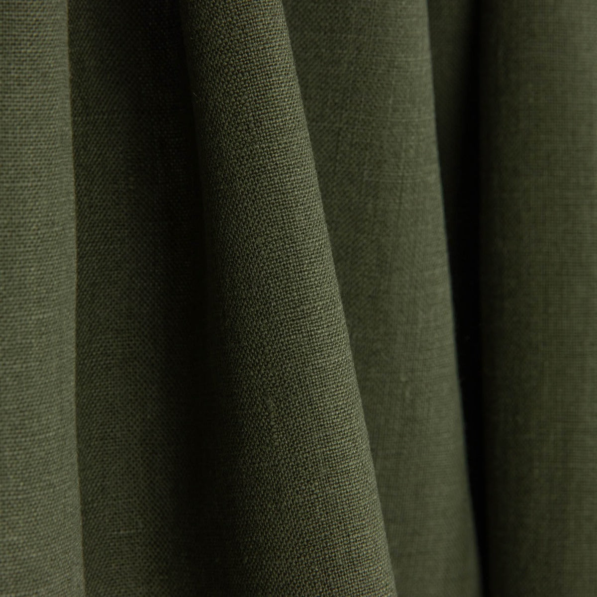 Pure Linen Fabric Khaki Green - Ribes y Casals