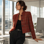 Siena Terracotta Wool Tweed - Ribes y Casals