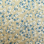 Printed Canvas Flower Aquamarine - Ribes y Casals