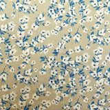 Printed Canvas Flower Aquamarine - Ribes y Casals