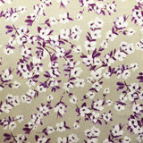 Printed Canvas Flower Purple - Ribes y Casals