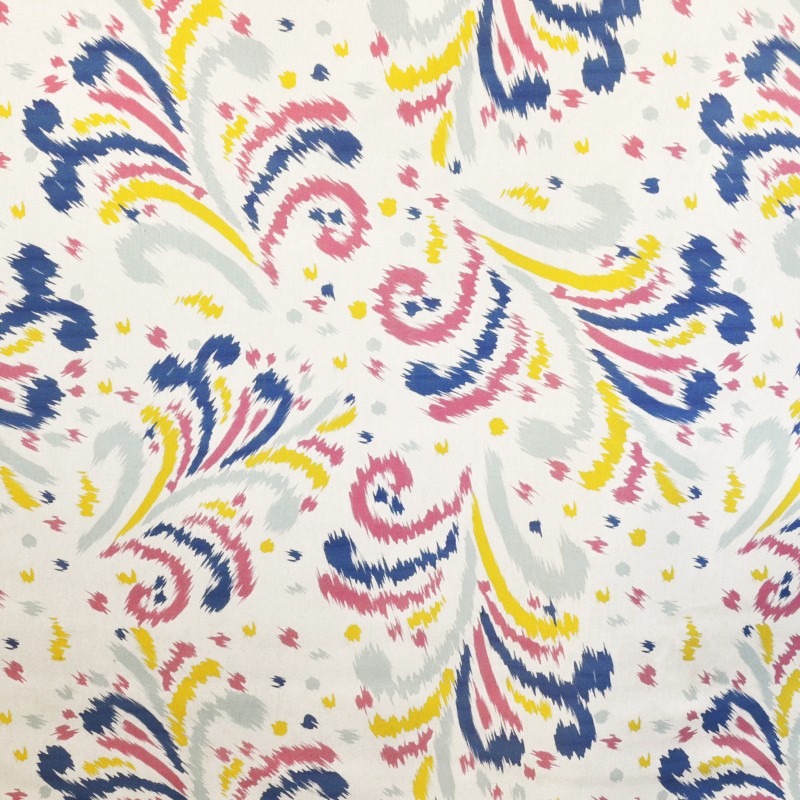 Outdoor Canvas Pattern Blue Fuchsia - Ribes y Casals