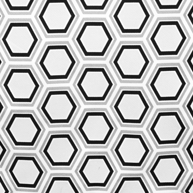 Woven Cloth Hexagons Black - Ribes y Casals