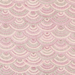 Cloth Fabric Jacquard Fans Pink - Ribes y Casals