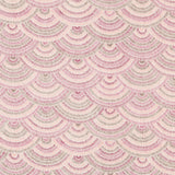 Cloth Fabric Jacquard Fans Pink - Ribes y Casals