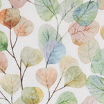 Cotton Canvas Green Leaves Digital Print - Ribes y Casals