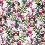 Frida Kalho Cotton Canvas White - Ribes y Casals