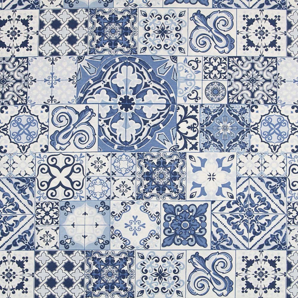 Blue Mosaic Canvas - Ribes y Casals