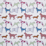 Loneta Bordada Dogs Blanca - Ribes y Casals