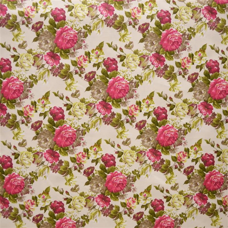 Canvas Cretonne Flower Pink - Ribes y Casals