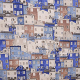 Canvas Buildings Blue Brown - Ribes y Casals