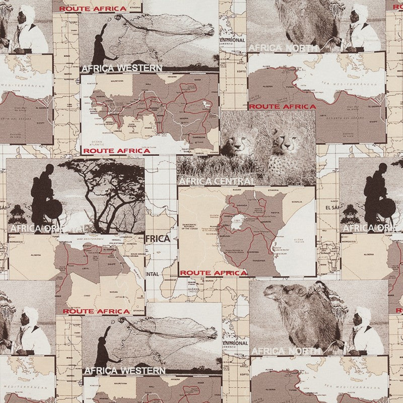 Printed Canvas Africa Beige - Ribes y Casals