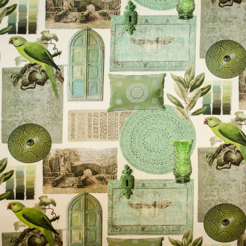 Printed Cloth Parrot Green - Ribes y Casals