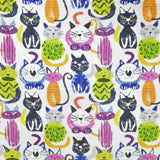 Loneta Estampada Gatos Multicolor - Ribes y Casals