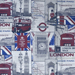 Printed Fabric London Beige - Ribes y Casals