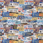 Printed Cloth License Plates - Ribes y Casals