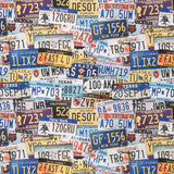 Printed Cloth License Plates - Ribes y Casals