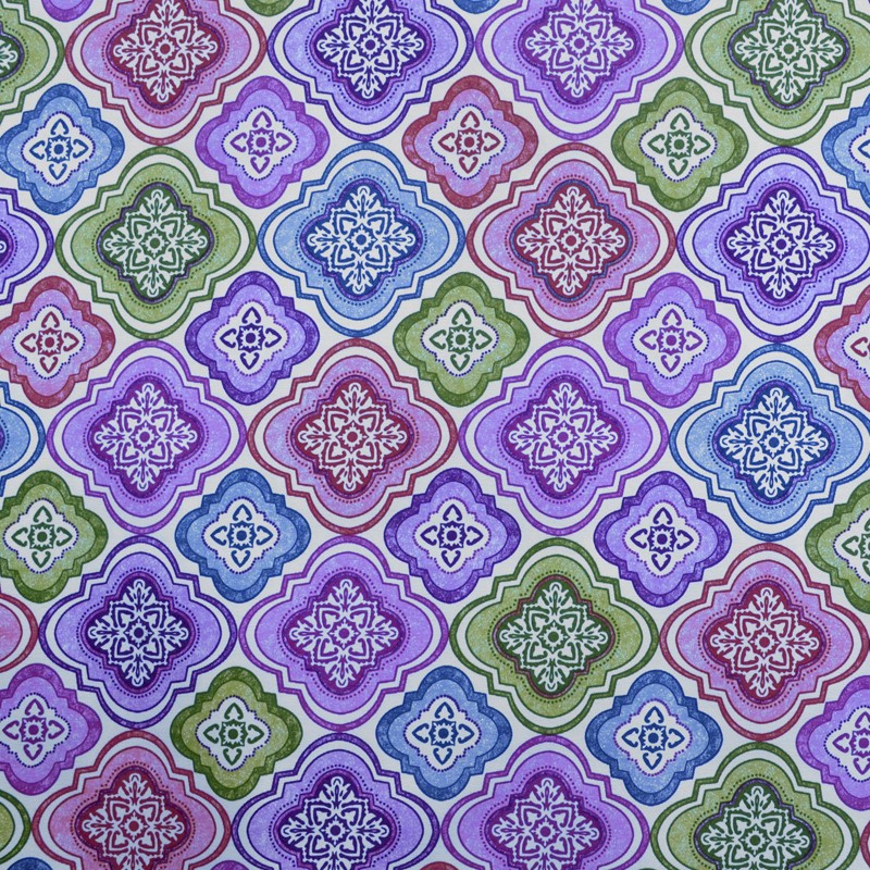 Printed Fabric Mosaic Multicolor - Ribes y Casals