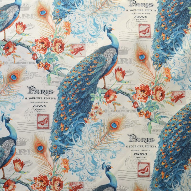 Canvas Printed Peacock - Ribes y Casals