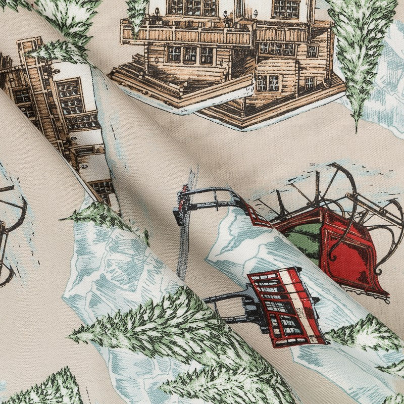 Printed Cloth Snow Beige - Ribes y Casals