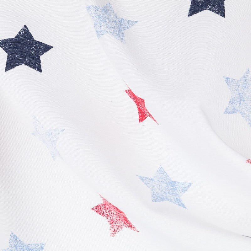 Printed Cloth Stars Red Blue - Ribes y Casals