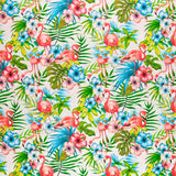 Cloth Flamingos Turquoise - Ribes y Casals