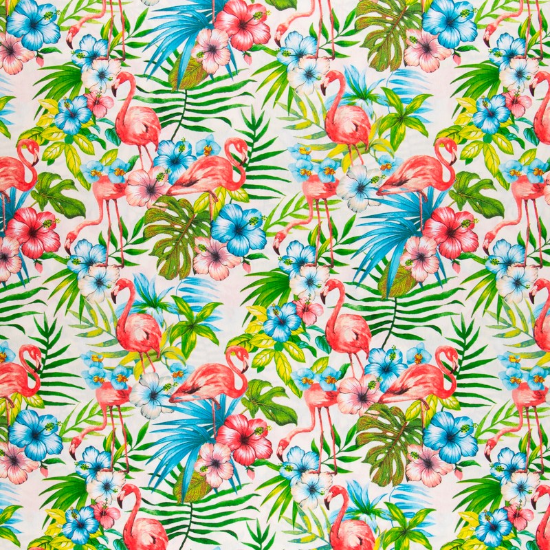 Cloth Flamingos Turquoise - Ribes y Casals