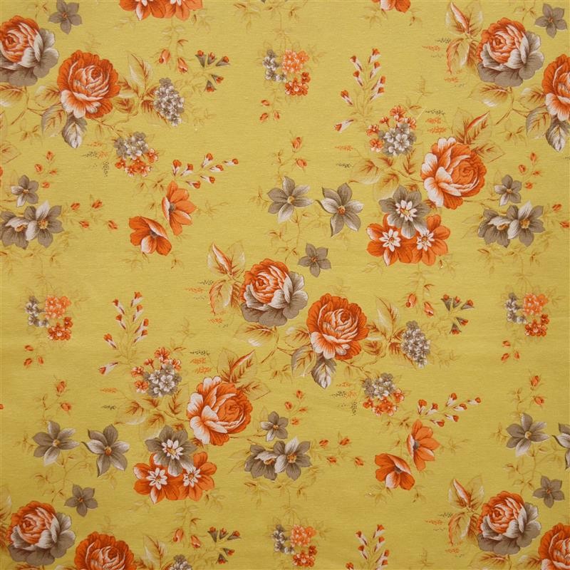 Canvas Flower Orange and Brown - Ribes y Casals