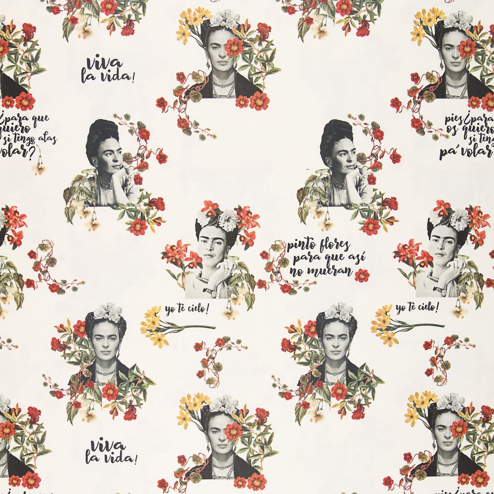 Frida Kahlo Ecru Canvas - Ribes y Casals