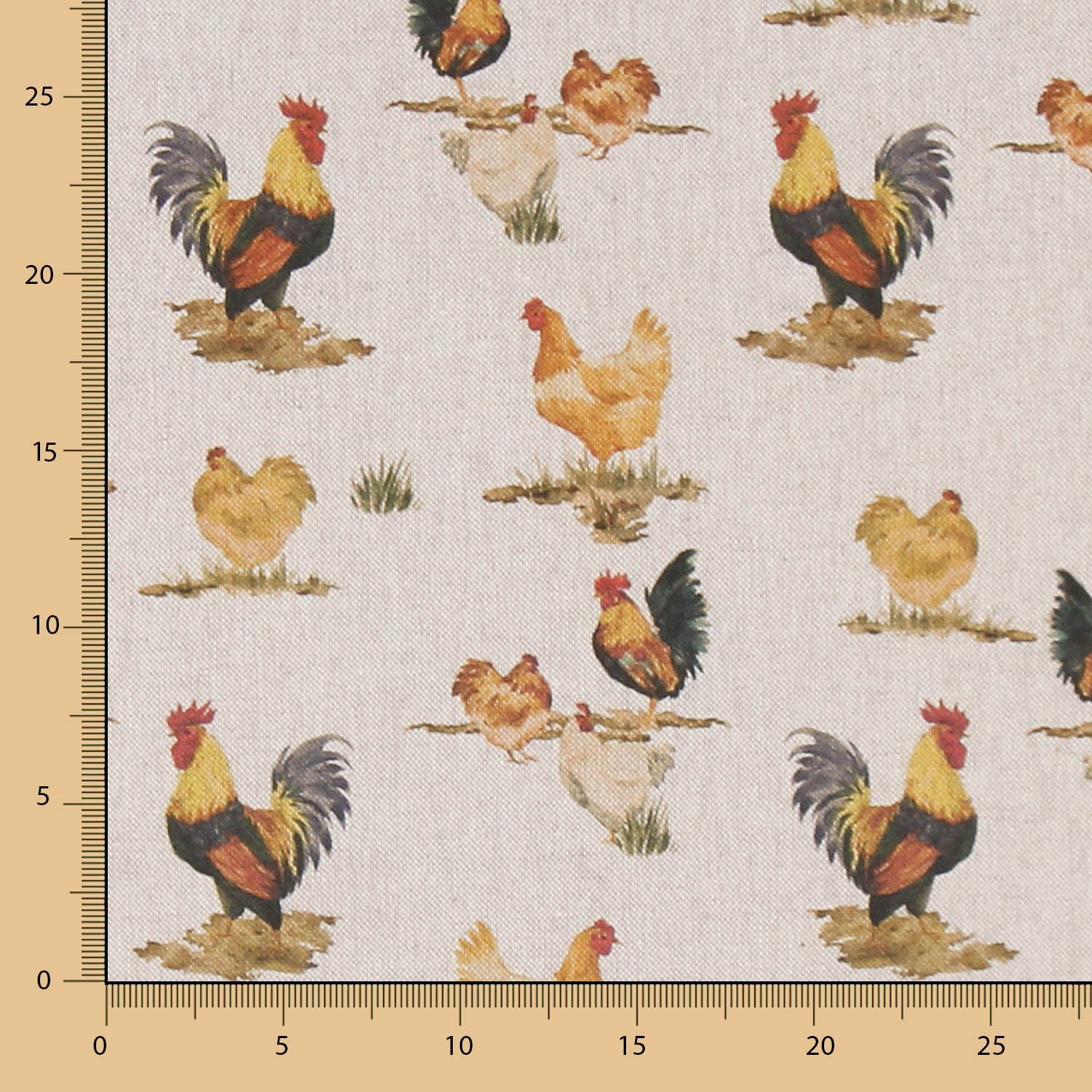 Canvas Rustic Chickens - Ribes y Casals