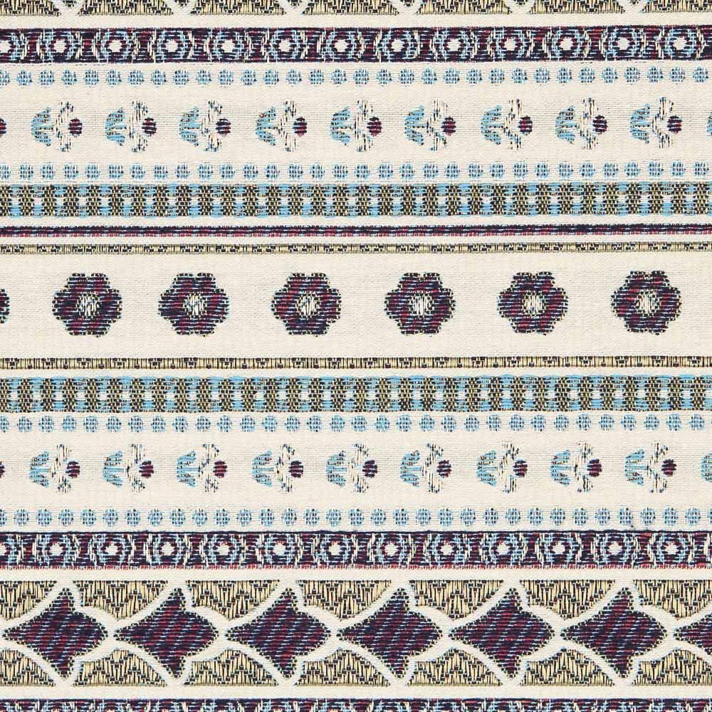 Jacquard fabric Blue Bayadère - Ribes y Casals