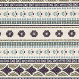 Jacquard fabric Blue Bayadère - Ribes y Casals