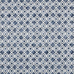 Geometric Blue Jacquard Canvas - Ribes y Casals