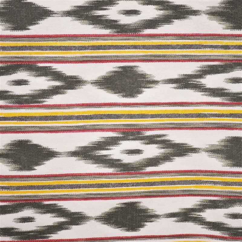 Canvas Printed Majorquine print Green Yellow - Ribes y Casals