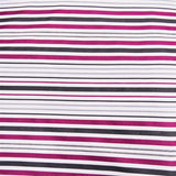Black and Fuchsia Stripes Canvas - Ribes y Casals