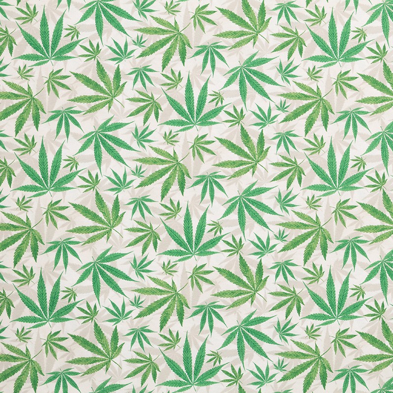 Printed Cloth Leaves Green - Ribes y Casals