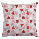 Christmas Cloth Hearts Red - Ribes y Casals