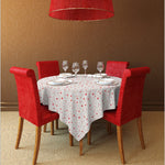 Christmas Cloth Stars Red Silver - Ribes y Casals