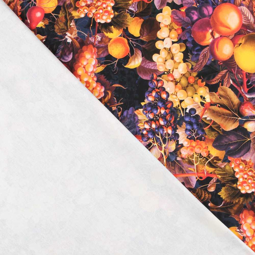 Loneta Panamá Frutas Morada - Ribes y Casals