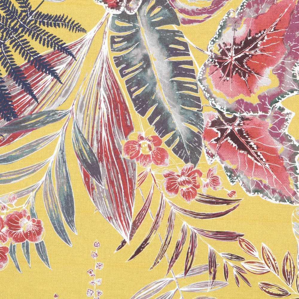 Loneta Panamá Tropical Ocre - Ribes y Casals