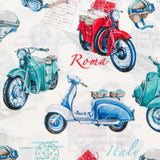 Fabric Rome Vespa - Ribes y Casals