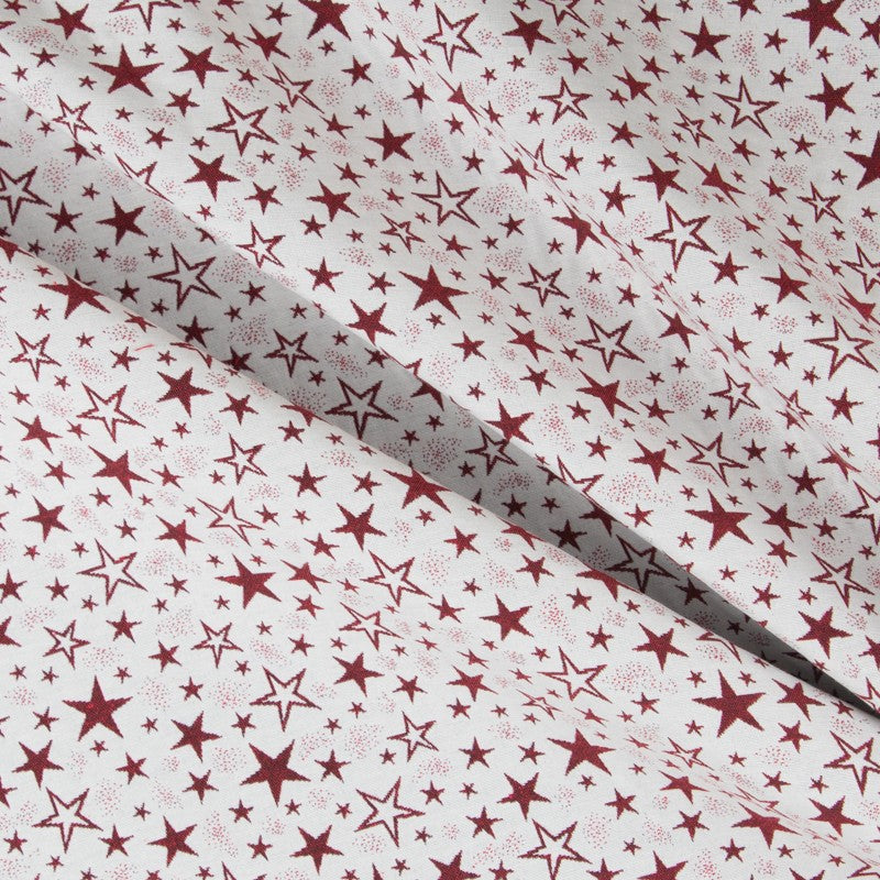 Upholstery Cloth Stars Red - Ribes y Casals